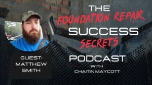 Mathew smith podcast thumbnail - foundation repair marketing leads